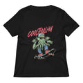Coolthulhu Women S V Neck Tee V Neck T Shirt Clean Design