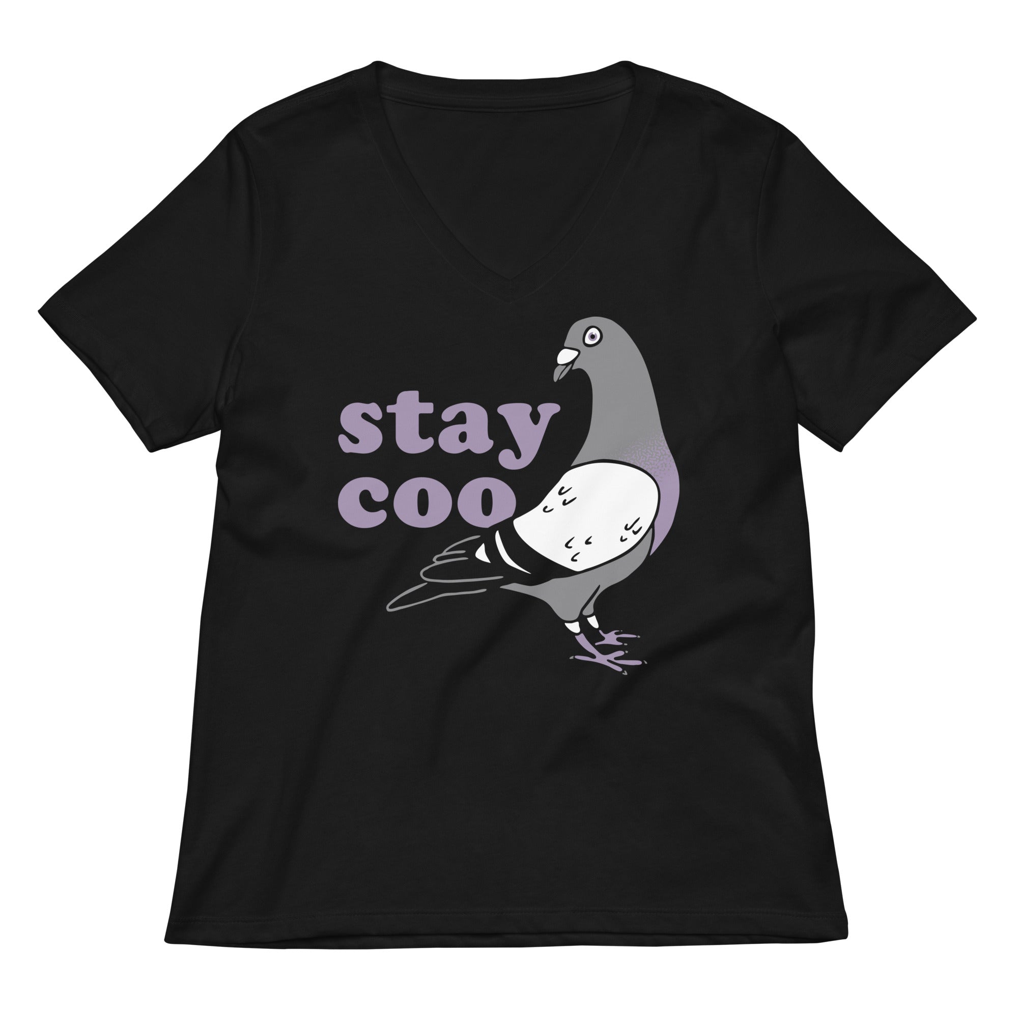 Stay Coo Women S V Neck Tee V Neck T Shirt Gift Ready