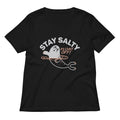 Stay Salty Women S V Neck Tee V Neck T Shirt Gift Ready