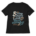 Strange Women Lying In Ponds Sword Distribution Co S V Neck Tee V Neck T Shirt US Trend