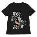One Book Two Read New Women S V Neck Tee V Neck T Shirt US Trend