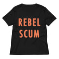 Rebel Scum Women S V Neck Tee V Neck T Shirt Minimal Style