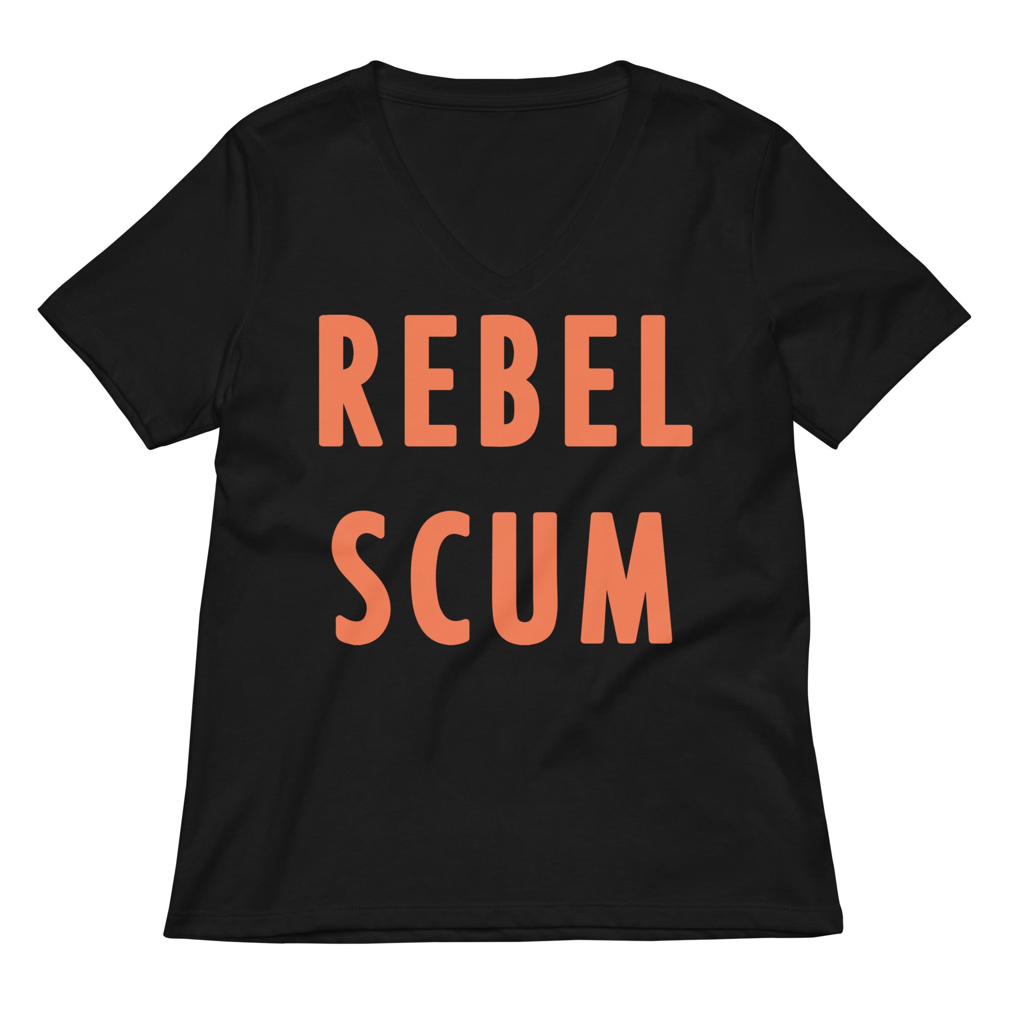 Rebel Scum Women S V Neck Tee V Neck T Shirt Minimal Style