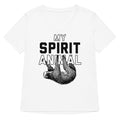 My Spirit Animal Women S V Neck Tee V Neck T Shirt US Trend