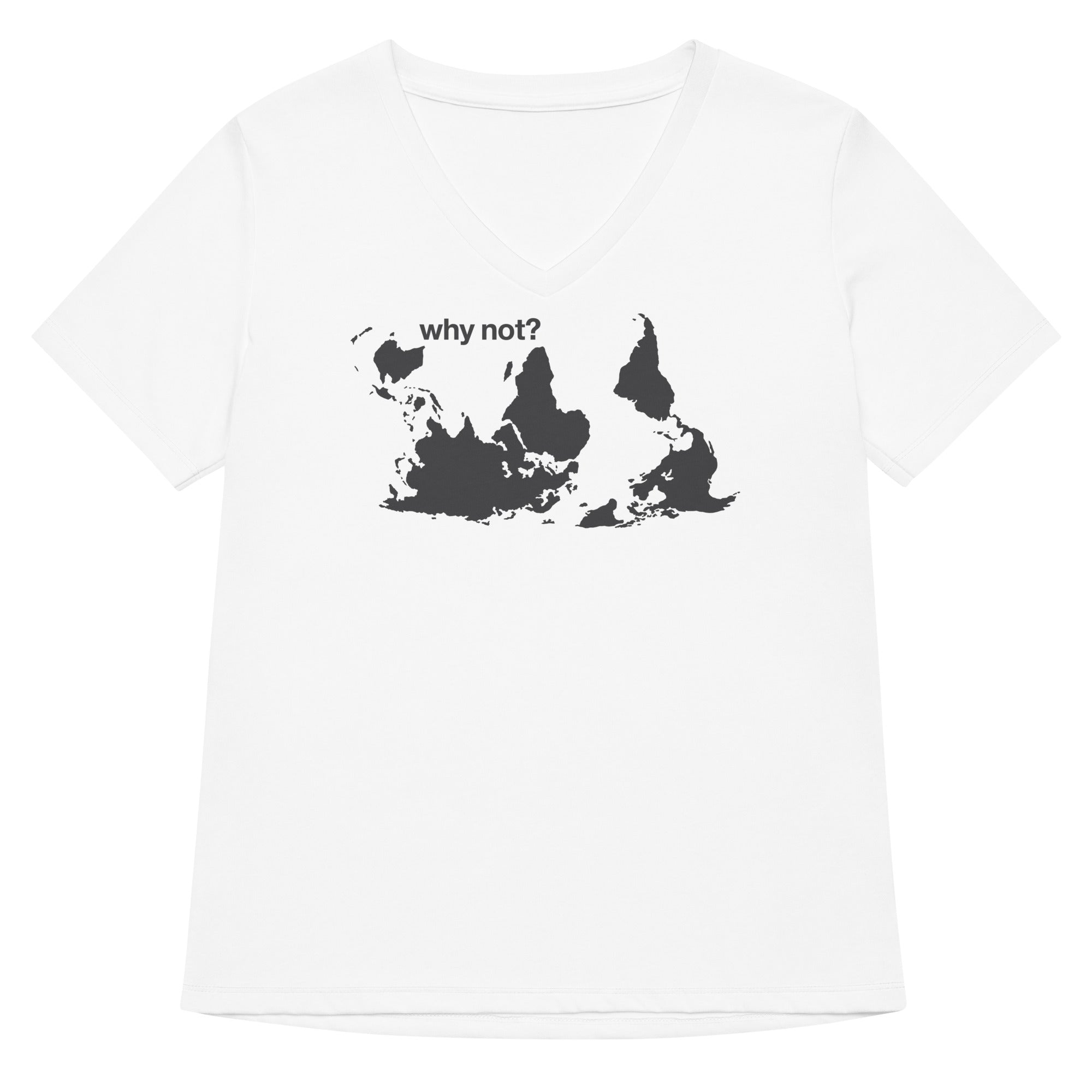 Why Not Women S V Neck Tee V Neck T Shirt Everyday Wear