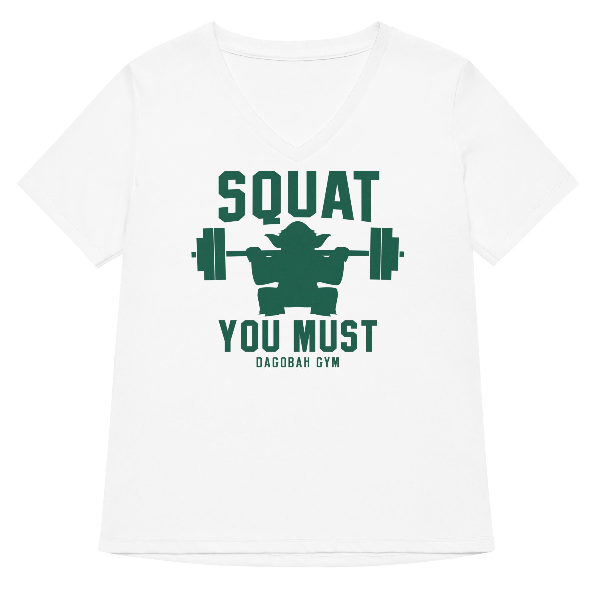 Squat You Must Women S V Neck Tee V Neck T Shirt Minimal Style